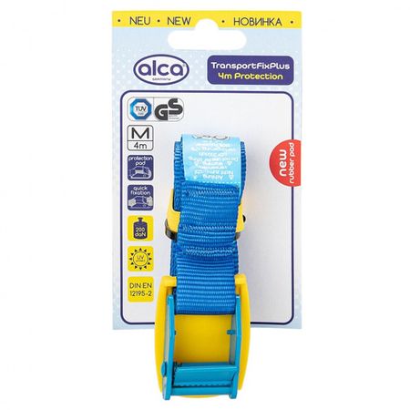 ремень для крепления груза ALCA 25мм 4м пластиковая пряжка ремень крепления груза top auto 25мм 8м 0 8 1 6т храповый механизм
