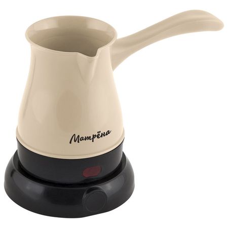 турка электрическая МАТРЁНА МА-24 600Вт 300мл бежевый