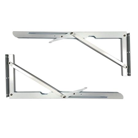 консоль складная с фиксатором 450мм белая консоль складная с фиксатором 350мм белая