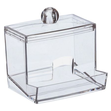 контейнер для ватных палочек IDEA 9,5х8х9см пластик керамическая подставка для палочек coolcells