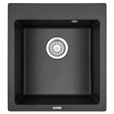 мойка GRANULA 465х510х200мм черный кварц мойка granula 465х510х200мм пирит кварц