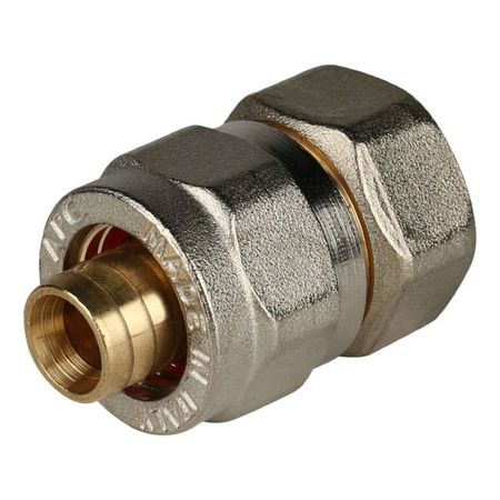 соединитель обжим STOUT металлопластиковый ВР 1/2х16 угольник обжим stout металлопластиковый 20х20