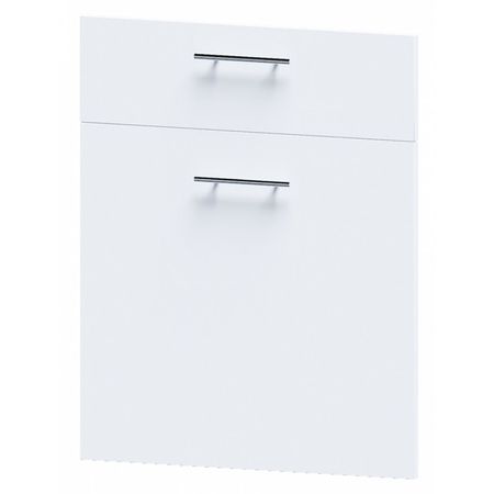 фасад Бланш с 1 ящиком 600х720 белый ЛДСП фасад бланш 600х360 белый лдсп