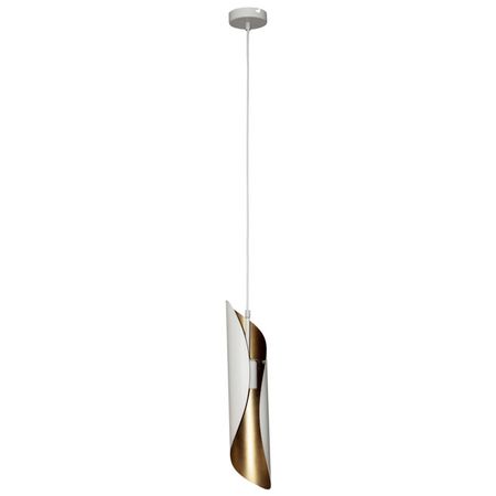 светильник подвесной ЭЛЕТЕХ Маэстро 60Вт 1хE27 белый/золотой бра настенное элетех маэстро 60вт e27 белый