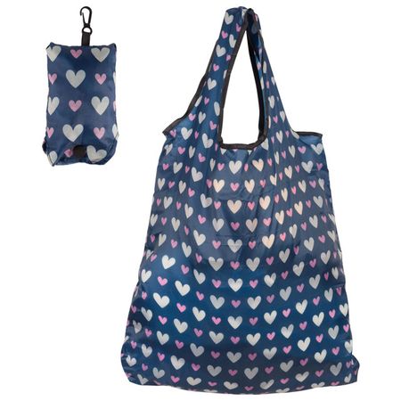 сумка для покупок 38х58см полиэстер синяя полиэстер сумка для покупок