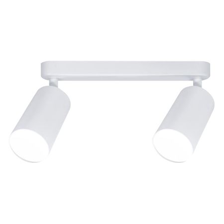 спот RITTER Артон поворотный 2хGU10 цилиндр алюминий белый ack пневматический поворотный зажимной воздушный цилиндр ack25 ack32 ack40 ack50 ack63