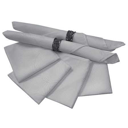 комплект салфеток 35х35см 6шт серый, арт.35-2193 Серый столовых салфеток infei полосатые хлопок лен полиэстер 12 шт