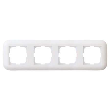 рамка 4 поста OVIVO Лофт белый рамка 3 поста ovivo loft белый