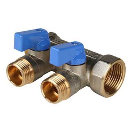 коллектор 2 выхода STOUT 3/4