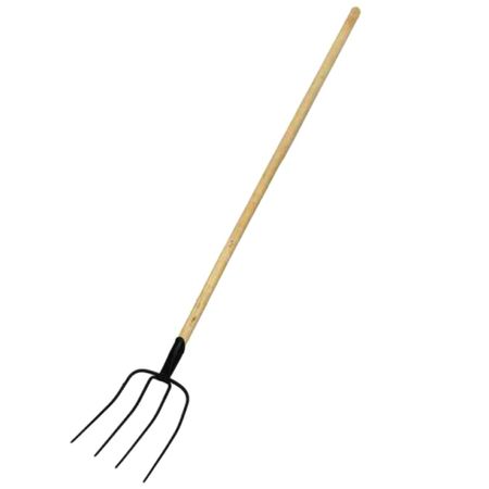 вилы сенно-навозные 4-рогие 150х21см с черенком вилы сенно навозные 4 рогие 150х21см с черенком