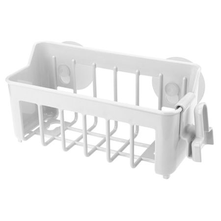 держатель ЭКОНОВА Helper 18,8х8.9х9,3см подвесной на присосках пластик прозрачные силиконовые крючки на присосках 20 30 40 50 57 мм