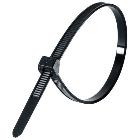 стяжка кабельная 400х7,6мм 100шт черный самоклеящиеся кабельные стяжки 20 150 мм нейлон 5 шт