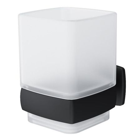 стакан настенный AM.PM Gem цинк чёрный гарнитур для туалета настенный am pm gem цинк