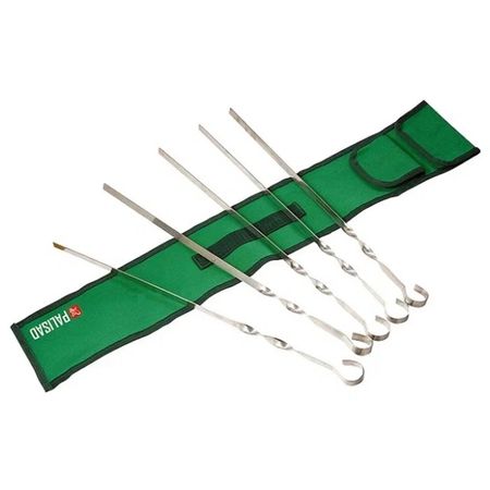 набор шампуров PALISAD Camping 6шт 60см плоские нерж.сталь с чехлом шампуров ecos 6шт 45см угловые с чехлом 0 7мм нерж