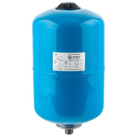 гидроаккумулятор для водоснабжения STOUT 12л 1 шт диаметр муфты из алюминиевого сплава d14l25 3 4 5 6 6 35 7 8 мм синий гибкий винт муфты вала для аксессуаров шагового двигателя