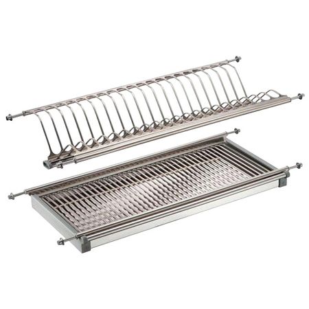сушилка для посуды 900мм 280х865х65мм нержавеющая сталь сушилка для посуды 2 х ур 500мм с поддоном нержавеющая