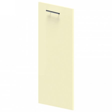 фасад АЛЬМОНД 400х720х16мм лакированная ЛДСП ваниль угловой элемент альмонд 40х720 ваниль лдсп