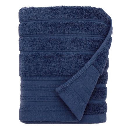 полотенце махр. Страйп 50х90см темно-синее, арт.Страйп50х90т.син полотенце махр verossa stripe 50х90см экрю арт 734485