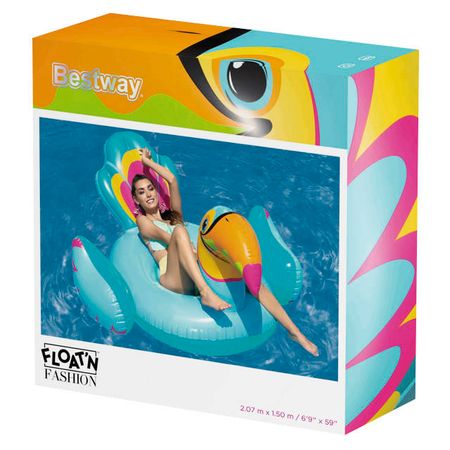 матрас надувной BESTWAY Тукан 207x150см магнит на холодильник тукан bearpaw