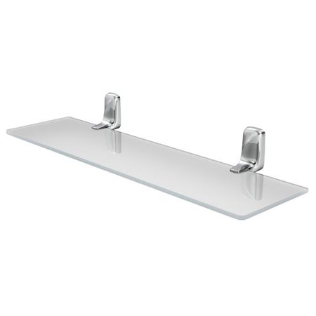 полка прямая FORA Flower стекло настенная хром настенная наклейка flower bird handanweiran 29 22 см