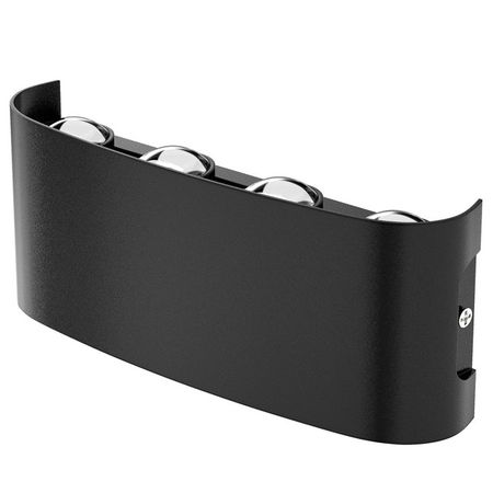 светильник уличный архитектурный настенный светодиодный ФОТОН SLO 8Вт 4000K IP67 черный предупреждающий светодиодный индикатор 10 мм ip67 6в 12в 24в 220в