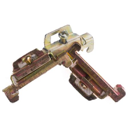 ограничитель DORI на Din-рейку металл 2шт силиконовый дверной ограничитель 1 шт