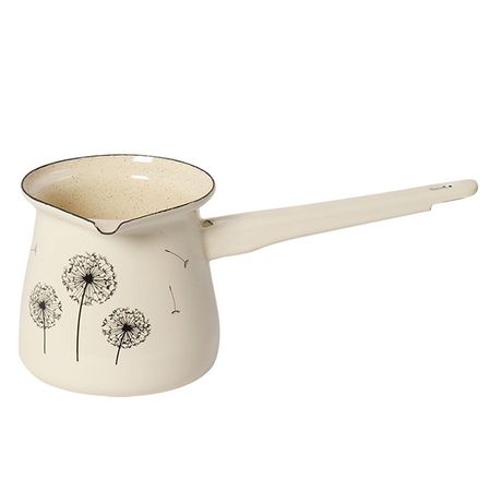 турка METROT Одуванчик эмалированная  сталь 400мл ковш metrot одуванчик 1 6л 16см эмал без крышки