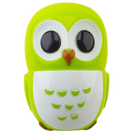 светильник ночник светодиодный Leek Сова LED 0,6Вт пластик зеленый светильник ночник светодиодный leek led 1вт пластик белый