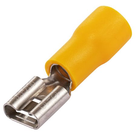 разъем DUWI РпИп 5,5-6-0,5 плоский мама 10 шт. желтый соска пустышка силиконовая анатомическая с 6 мес тама тама желтый мама тама mt 028