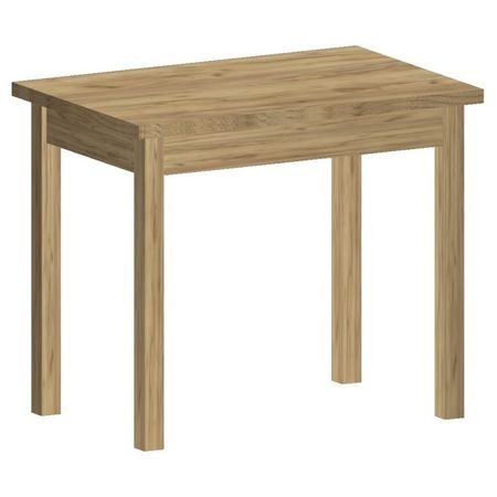 стол раздвижной 900(1200)х600(900)х766мм дуб крафт золотой ЛДСП/МДФ крафт наклейки рождественский подарок 500 шт