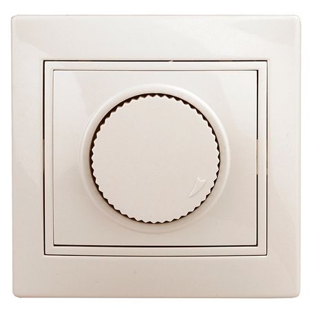 диммер поворотный INTRO Plano 600Вт слоновая кость