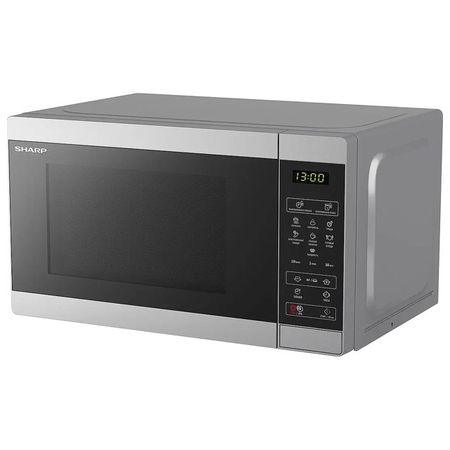 печь СВЧ SHARP R2800RSL 800Вт 20л серебристый кулисные переключатели kcd3 3pd kcd3 103