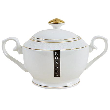 сахарница KORALL Снежная королева 500мл керамика блюдо korall снежная королева 33х24см прямоугольное керамика