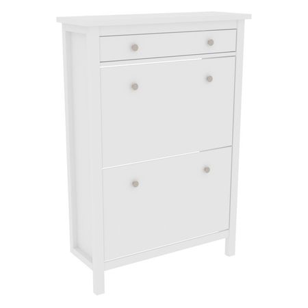 тумба для обуви Кантри 890х300х1270мм белый сосна полка навесная кантри 1430х218х285мм сосна