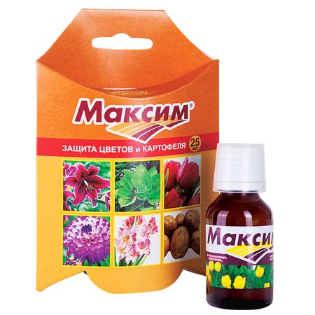 фунгицид для обработки и защиты клубней цветов и картофеля Максим 25мл грудной эликсир фл 25мл