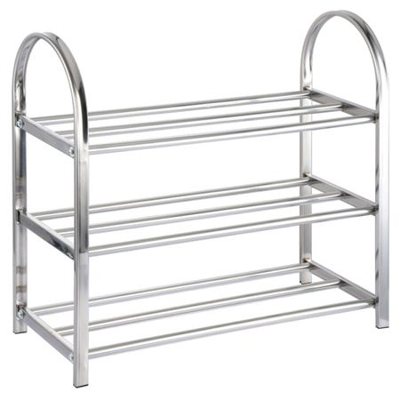 подставка для обуви 3 полки GROMELL Skiros 580х230х530мм металл стол компьютерный gromell savo 600х400х260мм сосна металл мдф