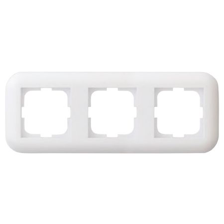 рамка 3 поста OVIVO Лофт белый рамка 3 поста ovivo loft белый