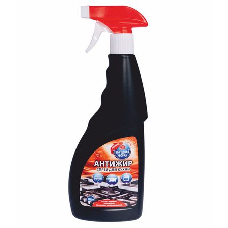 средство чистящее ВЫГОДНАЯ УБОРКА Антижир для кухни спрей 500мл средство чистящее выгодная уборка антинагар жироудалитель гель 500мл