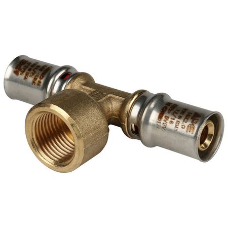 тройник пресс STOUT 16х1/2