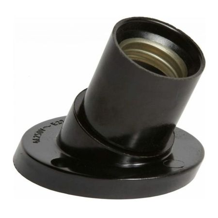 патрон DORI E27 карболитовый угловой черный патрон dori e27 карболитовый