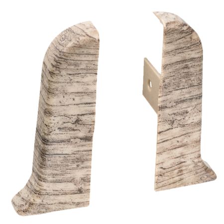 заглушки для плинтуса ПВХ RICO Leo 56мм Дуб английский левая+правая винтажный английский текст ленты васи 20 мм 200 см