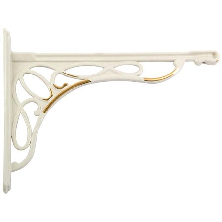 консоль декоративная EDSON Mod6 240x190х40мм 20кг античный белый консоль жестяная 100х125х38мм   белый