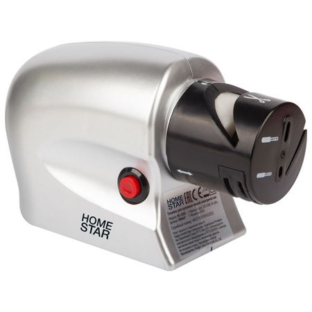 точилка для ножей электрическая HOMESTAR HS-2025 20Вт сереб. электрическая точилка для ножей taidea зернистость 600 1000