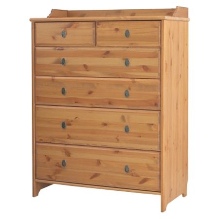 комод 6 ящиков 950х490х1260мм коричневый сосна naierdi ned j401 замки для ящиков