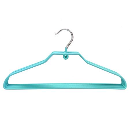 набор вешалок TODELIA 5шт 37см универсальные для легкой одежды металл с ПВХ покрытием мятный крючки для вешалок пластиковые металл 30 шт