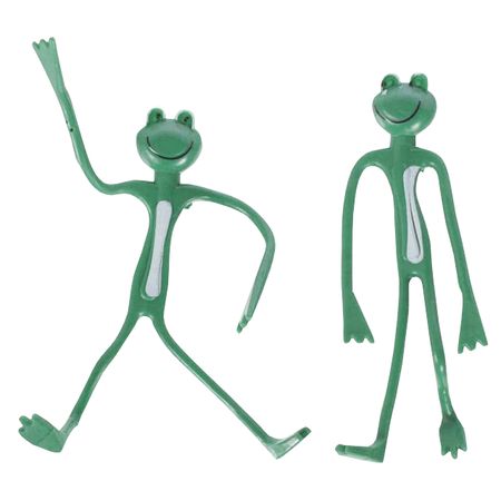 набор зажимов для поддержки растений Лягушка 2шт радужная лягушка наклейка на стену