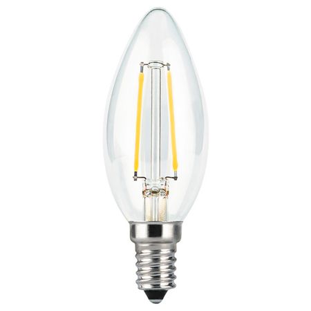 лампа филаментная GAUSS 9Вт E14 LED 680Лм 2700К свеча лампа филаментная gauss 9вт е14 led 680лм 2700к свеча на ветру