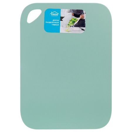 доска разделочная IDEA Гибкая 27х19см прямоугольная пластик фисташковый доска разделочная harmonia 38х22х1 6см прямоугольная береза