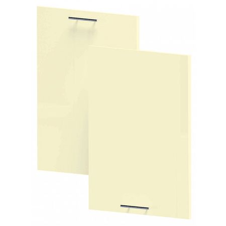 комплект фасадов для пенала АЛЬМОНД 600х2140х16мм лакированная ЛДСП ваниль угловой элемент альмонд 40х720 ваниль лдсп