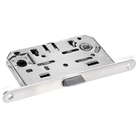 защелка межкомнатная MORELLI 1895P SC бесшумная  матовый хром защелка сантехническая punto l72 50 cp